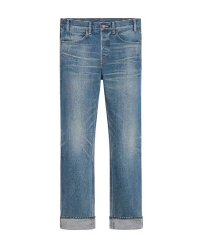 CELINE BOYFRIEND JEANS IN UNION WASH DENIM