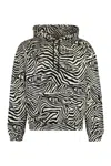 Celine Cotton Hoodie In Animal Print