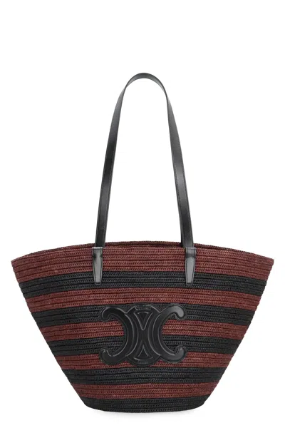 Celine Couffin  Classic Tote Bag In Brown