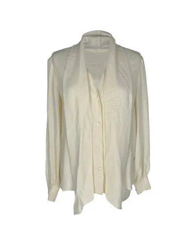 Pre-owned Celine Cowl Neckline Blouse