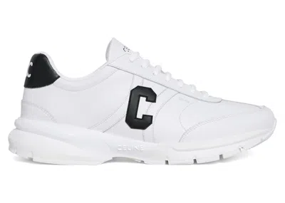 Pre-owned Celine Cr02 Low (women's) Sneakers In Optic White/black
