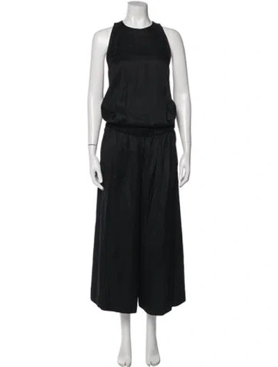 Pre-owned Celine Crew Neck Jumpsuit In Black