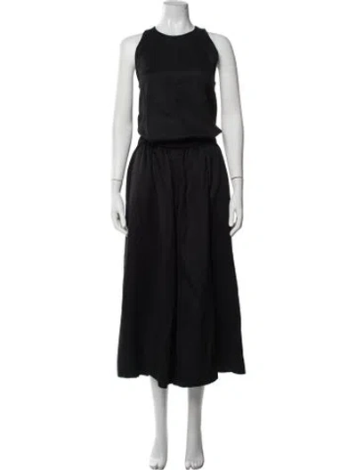 Pre-owned Celine Crew Neck Jumpsuit In Black
