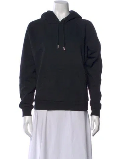 Pre-owned Celine Crew Neck Long Sleeve Hoodie In Black