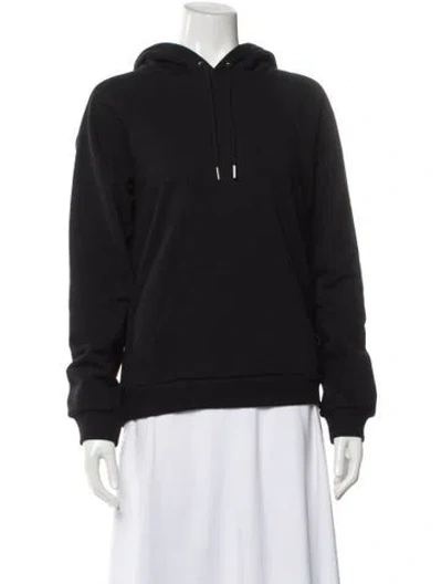 Pre-owned Celine Crew Neck Long Sleeve Hoodie In Black