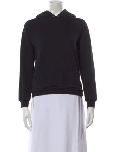 Pre-owned Celine Crew Neck Long Sleeve Hoodie In Black