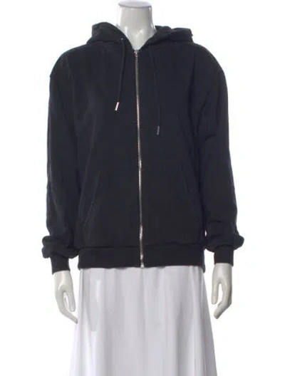 Pre-owned Celine Crew Neck Long Sleeve Hoodie In Black