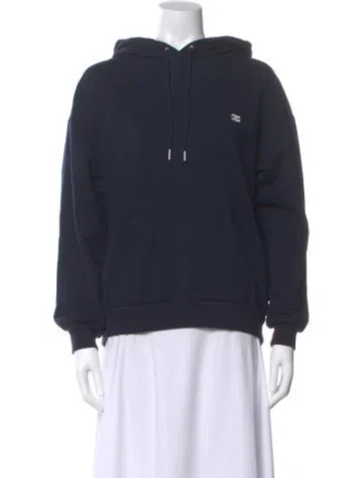 Pre-owned Celine Crew Neck Long Sleeve Hoodie In Blue