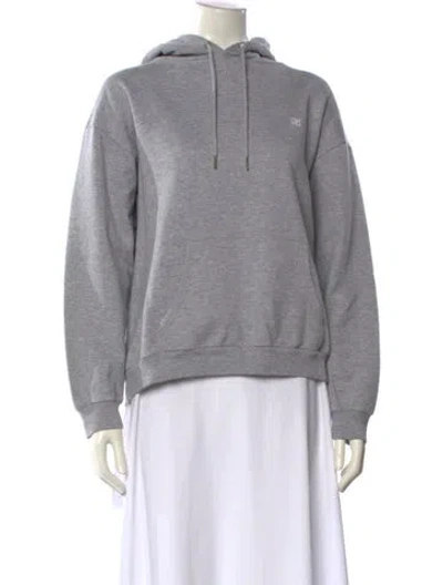 Pre-owned Celine Crew Neck Long Sleeve Hoodie In Gray