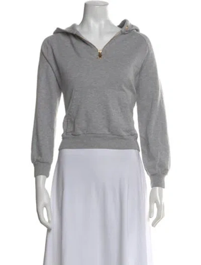 Pre-owned Celine Crew Neck Long Sleeve Hoodie In Gray