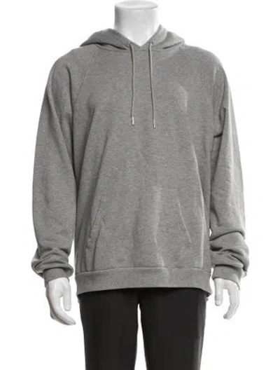 Pre-owned Celine Crew Neck Long Sleeve Hoodie In Grey