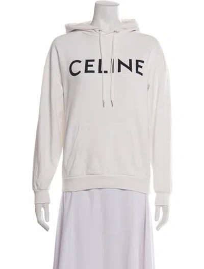 Pre-owned Celine Crew Neck Long Sleeve Hoodie In Multicolor