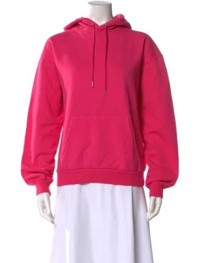 Pre-owned Celine Crew Neck Long Sleeve Hoodie In Pink
