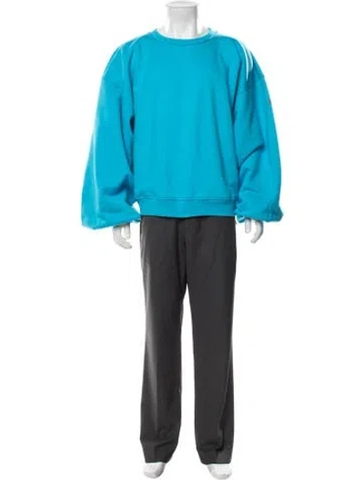 Pre-owned Celine Crew Neck Long Sleeve Sweatshirt W/ Tags In Blue