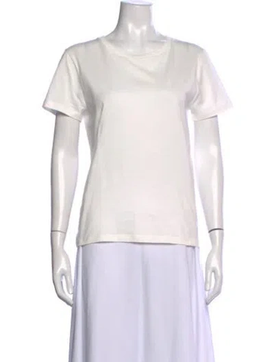 Pre-owned Celine Crew Neck Short Sleeve T-shirt In Black/white