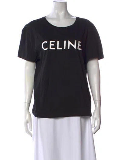 Pre-owned Celine Crew Neck Short Sleeve T-shirt In Multi