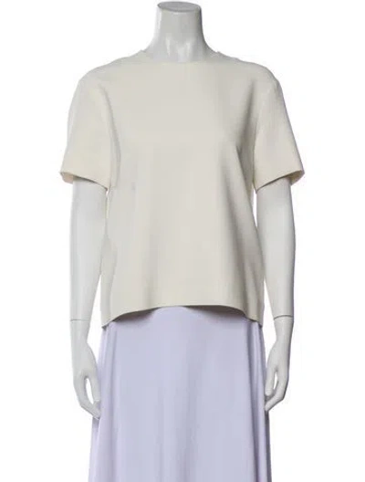 Pre-owned Celine Crew Neck Short Sleeve T-shirt In Neutral