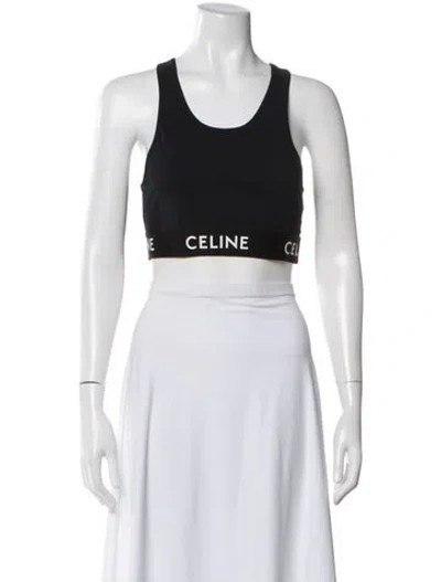 Pre-owned Celine Crew Neck Sleeveless Sports Bra In Multi