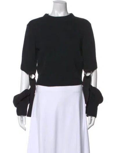 Pre-owned Celine Crew Neck Sweater In Black