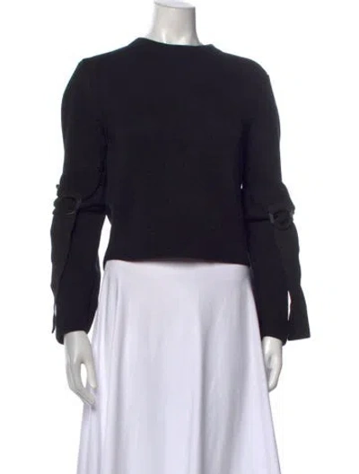 Pre-owned Celine Crew Neck Sweater In Black