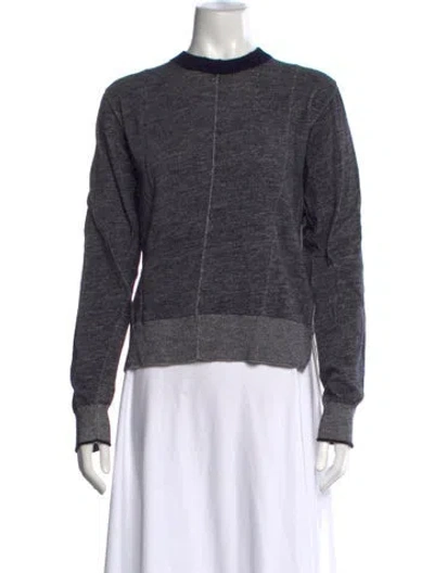 Pre-owned Celine Crew Neck Sweater In Blue