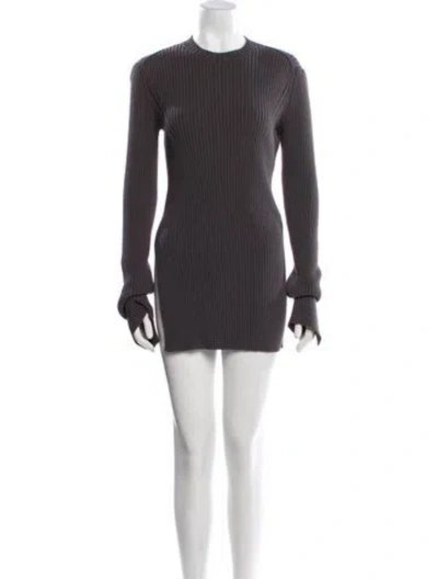 Pre-owned Celine Crew Neck Sweater In Gray