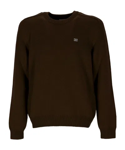 Celine Long-sleeved Sweater In Brown