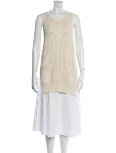 Pre-owned Celine Crew Neck Sweater In Neutrals