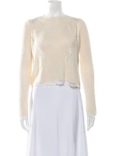 Pre-owned Celine Crew Neck Sweater In Neutrals