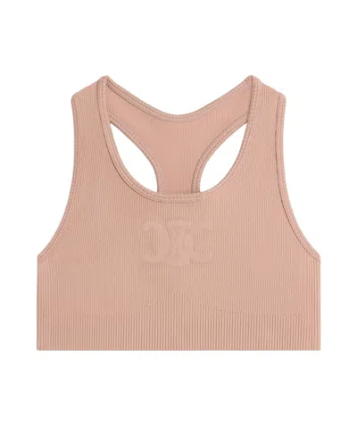Celine Crew Neck Vest In Nude