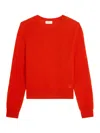Celine Men Wool Sweater With Triomphe Detail In Red