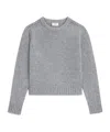 Celine Crewneck Sweater In Seamless Cashemire In Gray
