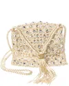 Celine Hand-crocheted Mini Shoulder Bag In White