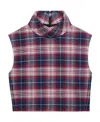 Celine Crop Top In Alpine Check In Multi