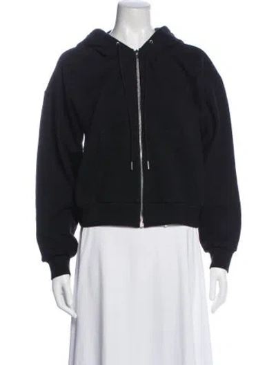 Pre-owned Celine Cropped Crew Neck Jacket In Blue