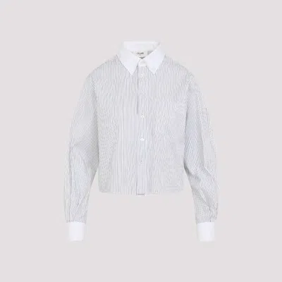 Celine Cropped Shirt In Gray