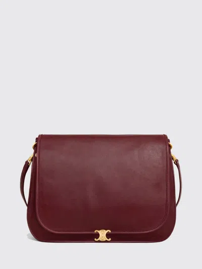 Celine Crossbody Bag Woman Color Burgundy