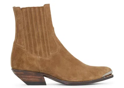 Pre-owned Celine Cruiser Chelsea Boots (womens) Sneakers In Havana