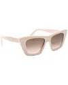 Celine Crystal Embellished Cat-eye Sunglasses (authentic Pre-loved) In Neutral