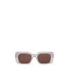 Celine Crystal Sunglasses Decorated With Square S213 Acetate In Multicolor