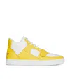 Celine Ct-02 Calfskin Velcro Medium-sized Sneakers In White