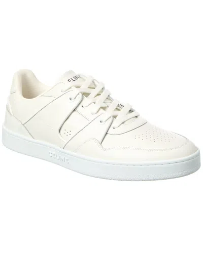 Celine Ct-04 Leather Sneaker In White