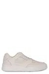 Celine Men Ct-09 Leather Sneakers With Mesh Inserts In White