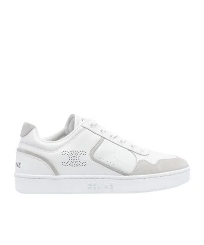 Celine Ct-10 Low-cut Casual Shoes In White
