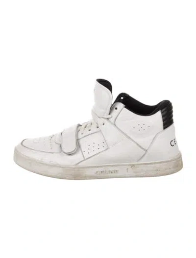Pre-owned Celine Ct-02 Sneakers In Black/white