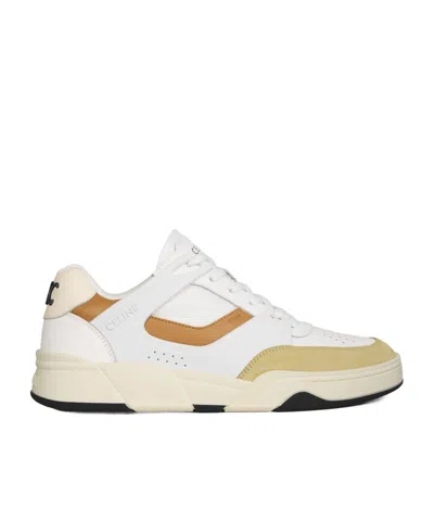 Celine Ct-09 Trainer Sneaker In Calfskin, Suede Calfskin And Mesh In Multi