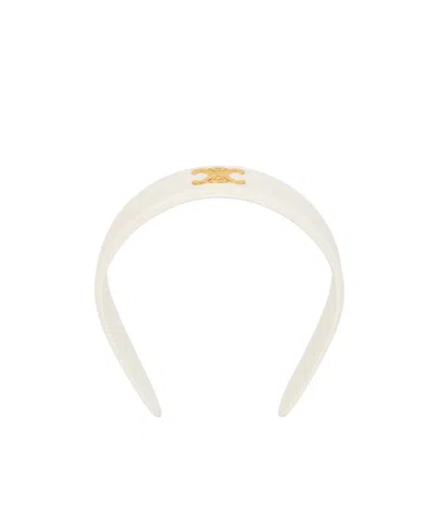 Celine Curved Hair Accessories In Hazel/gold