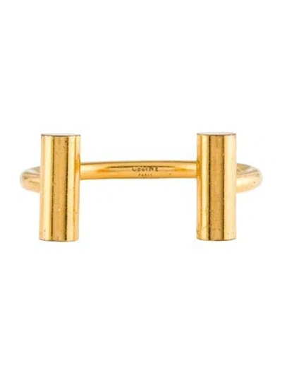 Pre-owned Celine Cylinder Cuff Bracelet, 6.25" In Multi