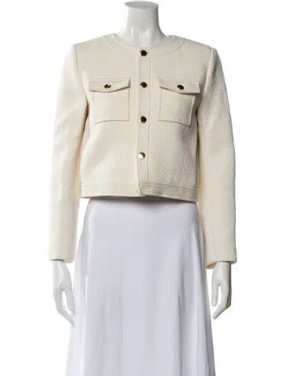 Pre-owned Celine Dani Jacket In Neutral