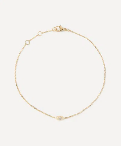 Celine Daoust 14ct Gold Diamond Eye Bracelet
